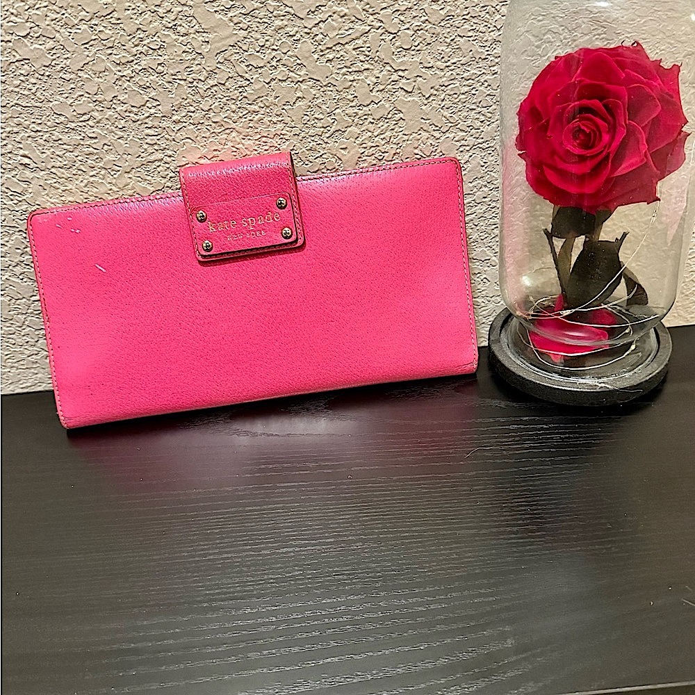 Kate Spade NY - Pink large wallet